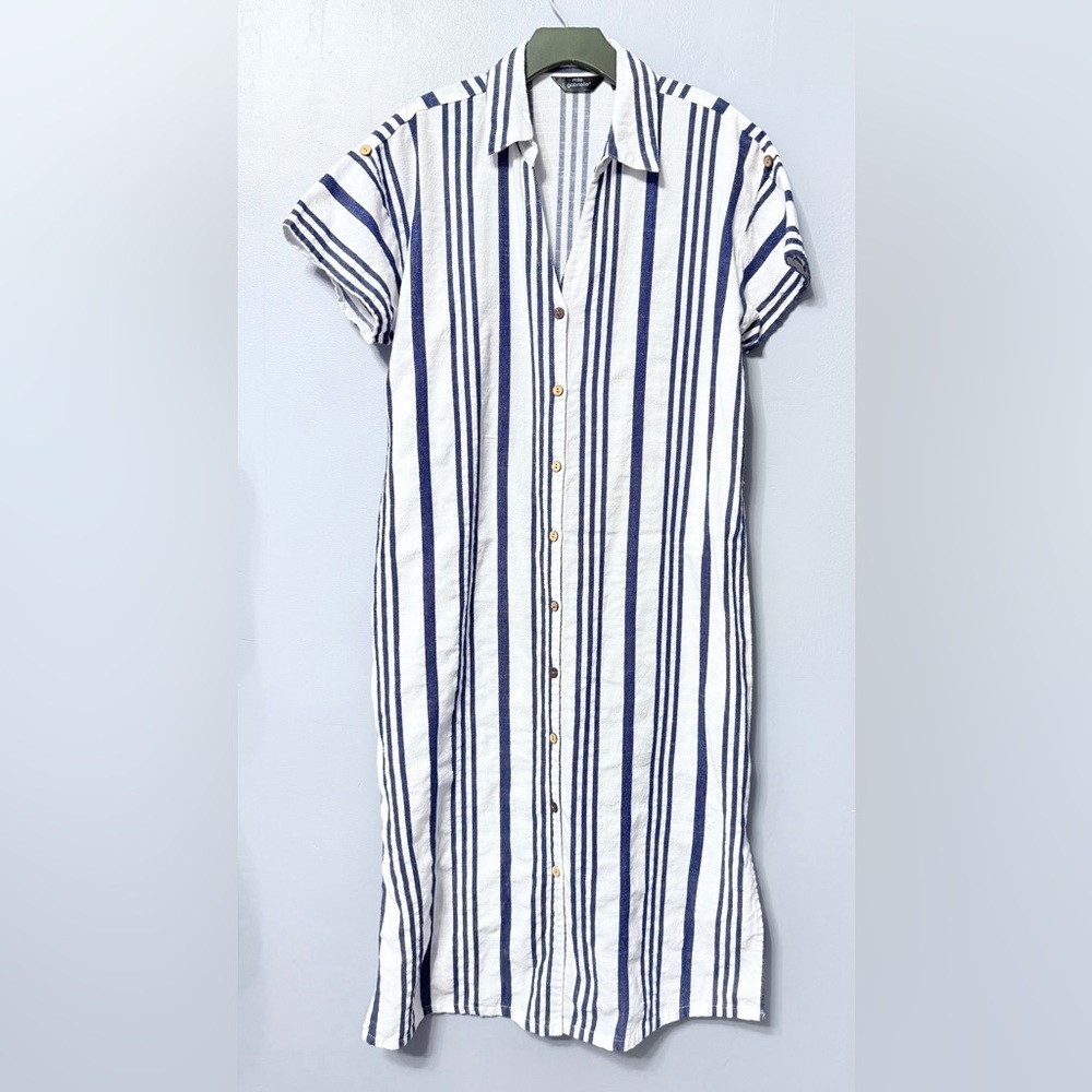 #13) Striped Button-Down Dress